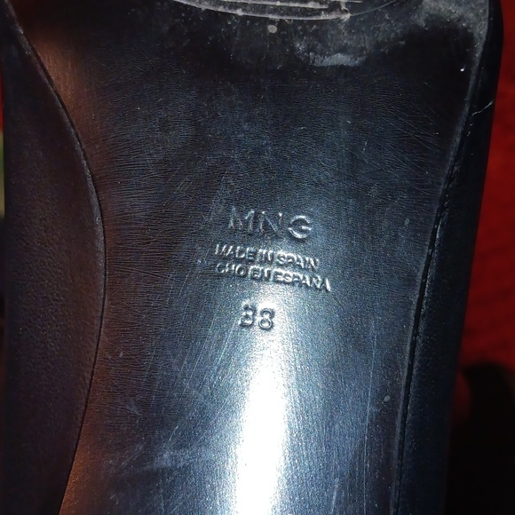 Mango Genuine Leather Boots with Kitten Heel and Square Toe - Picture 5 of 10